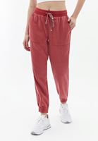 Women Pink Mid Rise Jogger Pants