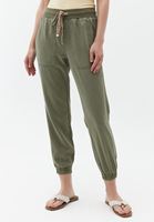 Bayan Yeşil Yumuşak Dokulu Jogger Pantolon ( TENCEL™ )