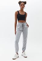 Bayan Gri Yumuşak Dokulu Jogger Pantolon ( TENCEL™ )