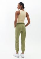 Women Green Soft touch jogger pants