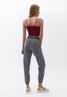 Bayan Gri Yumuşak Dokulu Jogger Pantolon ( TENCEL™ )