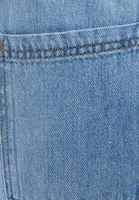 Women Blue Mid Rise Bermuda Shorts