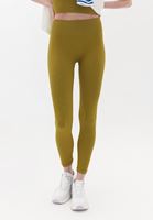 Women Green High Rise Seamless Leggings