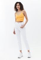 Crop Top ve Baggy-Fit Pantolon Kombini