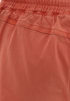 Women Orange Elasticated waistband cargo jogger pants