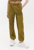 Women Green Mid Rise Jogger Pants