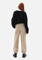 Women Beige Mid Rise Jogger Pants