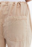 Women Beige Mid Rise Jogger Pants