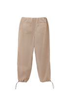 Women Beige Mid Rise Jogger Pants
