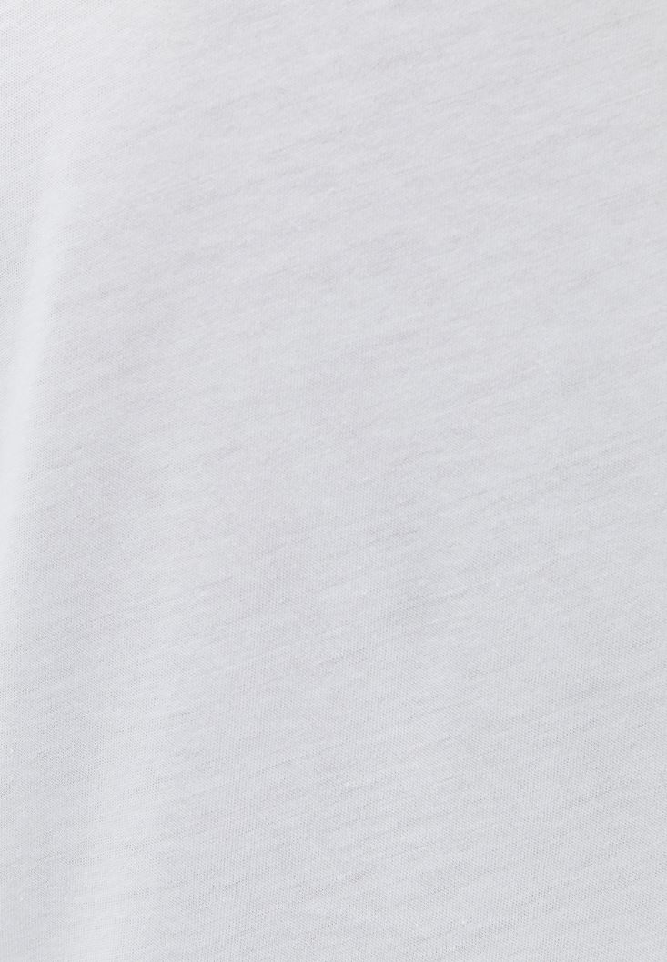 Women White Cotton Oversize Tshirt