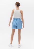 Bayan Çok Renkli Loose-Fit Mini Şort
