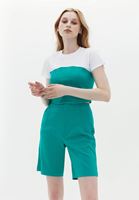 Korse Detaylı Crop Tişört