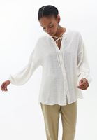 Women Mixed Oversize Shirt