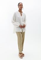 Women Mixed Oversize Shirt