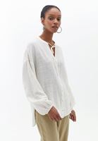 Women Mixed Oversize Shirt