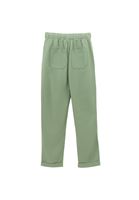 Bayan Yeşil Yüksek Bel Carrot-Fit Pantolon
