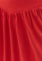 Women Red High Rise Maxi Dress