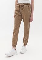 Bayan Kahverengi Yüksek Bel Jogger Pantolon ( TENCEL™ )