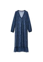 Bayan Çok Renkli Düğme Detaylı Tül Kimono