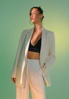 Women Cream Classic Blazer