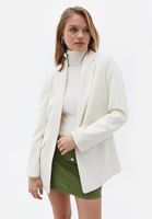 Women Cream Classic Blazer