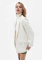 Women Cream Classic Blazer