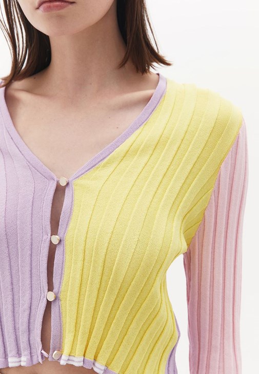 Crop Hırka ve Skinny-Fit Pantolon Kombini