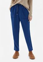 Women Blue Mid Rise Baggy Fit Pants