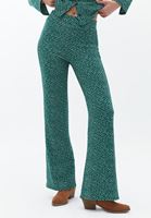 Women Mixed High Rise Flared Pants