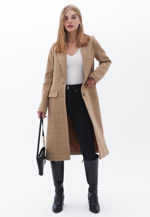 Bluz ve Skinny-Fit Pantolon Kombini