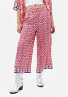 Women Mixed High Rise Culotte Pants