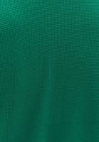 Women Green Polo Neck Crop Tshirt