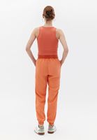 Women Orange Soft Touch Jogger Pants