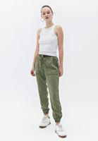 Women Green Soft Touch Jogger Pants