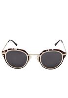 Women Mixed Sun Glasses with Frame Detail