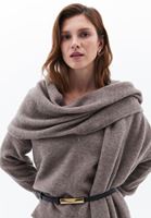 Women Beige Wool Blended Shawl