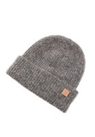 Women Grey Wool Blended Beany