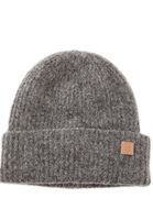 Women Grey Wool Blended Beany