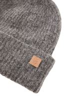 Women Grey Wool Blended Beany