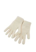 Women Cream Wool Blended Gloves