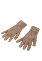 Women Beige Wool Blended Gloves