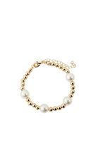 Women Gold Bracelet with Pearl Detail