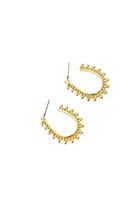 Women Gold Pendant Ear Ring