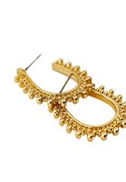 Women Gold Pendant Ear Ring