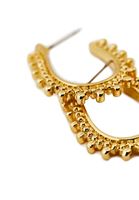 Women Gold Pendant Ear Ring