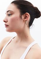 Women Gold Ear Ring with Bow Detail