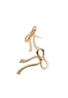 Women Gold Ear Ring with Bow Detail