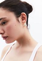 Women Gold Pendant Ear Ring