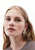 Women Gold Flower Shape Ear Ring