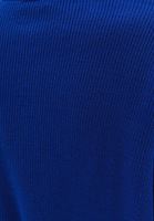 Women Blue Knitwear Sweater with Zipper Detail